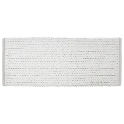 3S. x Home Tapis Épais Uni 50 x 120 cm Blanc Hot