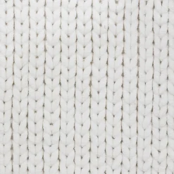 3S. x Home Tapis Épais Uni 50 x 120 cm Blanc Hot