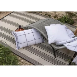 Maison Vivaraise Tapis Paomia outdoor Perle 60 x 110 Gris perle Sale
