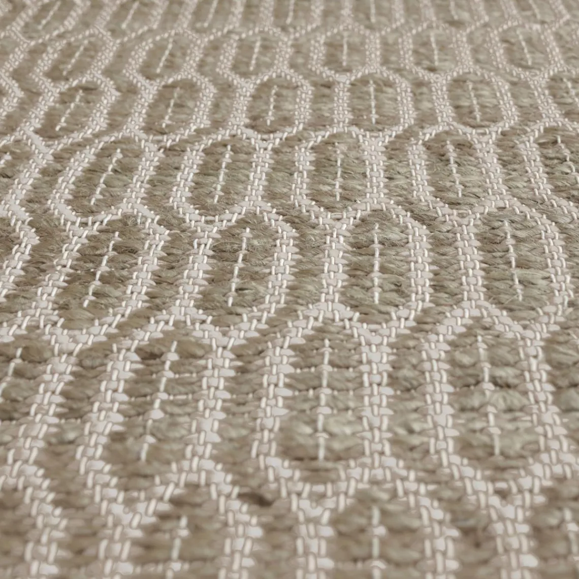 Maison Vivaraise Tapis Priam Naturel/Ivoire 120 X 180 New