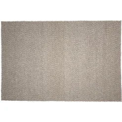 Macabane Tapis rectangulaire en laine bouclée taupe QUENTIN
