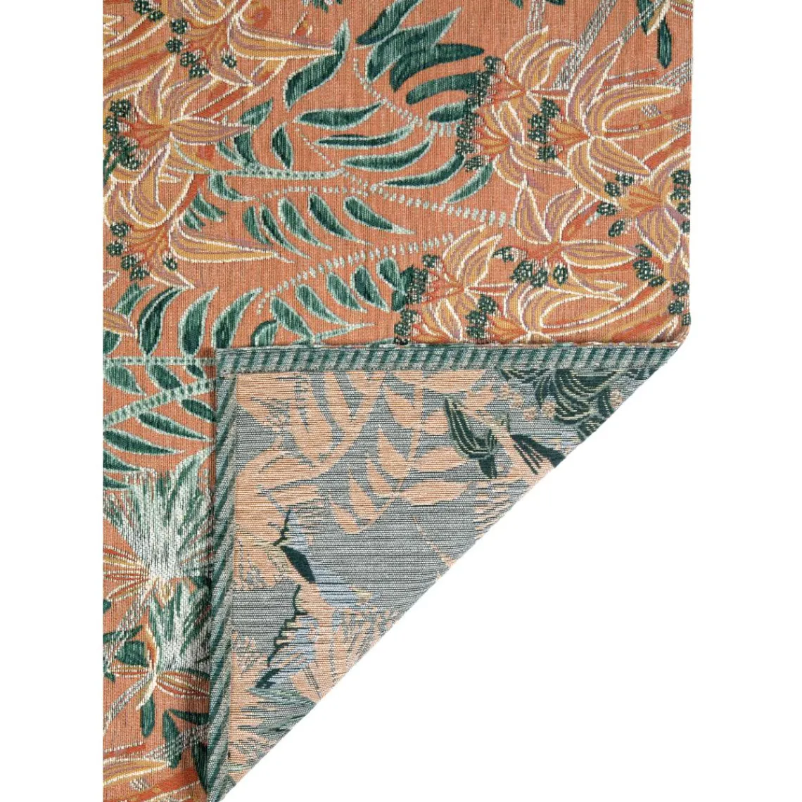 Maison Vivaraise Tapis rectangulaire Nona Peche