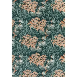 Maison Vivaraise Tapis rectangulaire Nona Prusse Hot