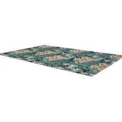 Maison Vivaraise Tapis rectangulaire Nona Prusse Hot