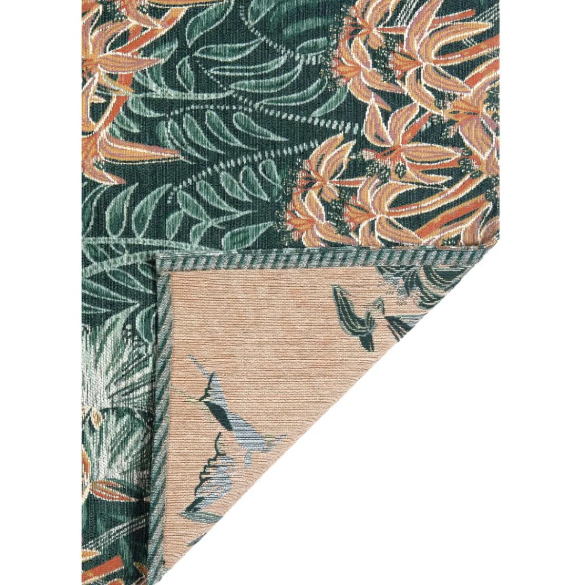 Maison Vivaraise Tapis rectangulaire Nona Prusse Hot