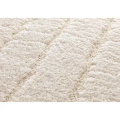 Maison Vivaraise Tapis rectangulaire recyclé Mael Neige New