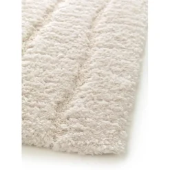 Maison Vivaraise Tapis rectangulaire recyclé Mael Neige New