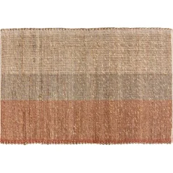 Maison Vivaraise Tapis rectangulaire Terracotta Karan