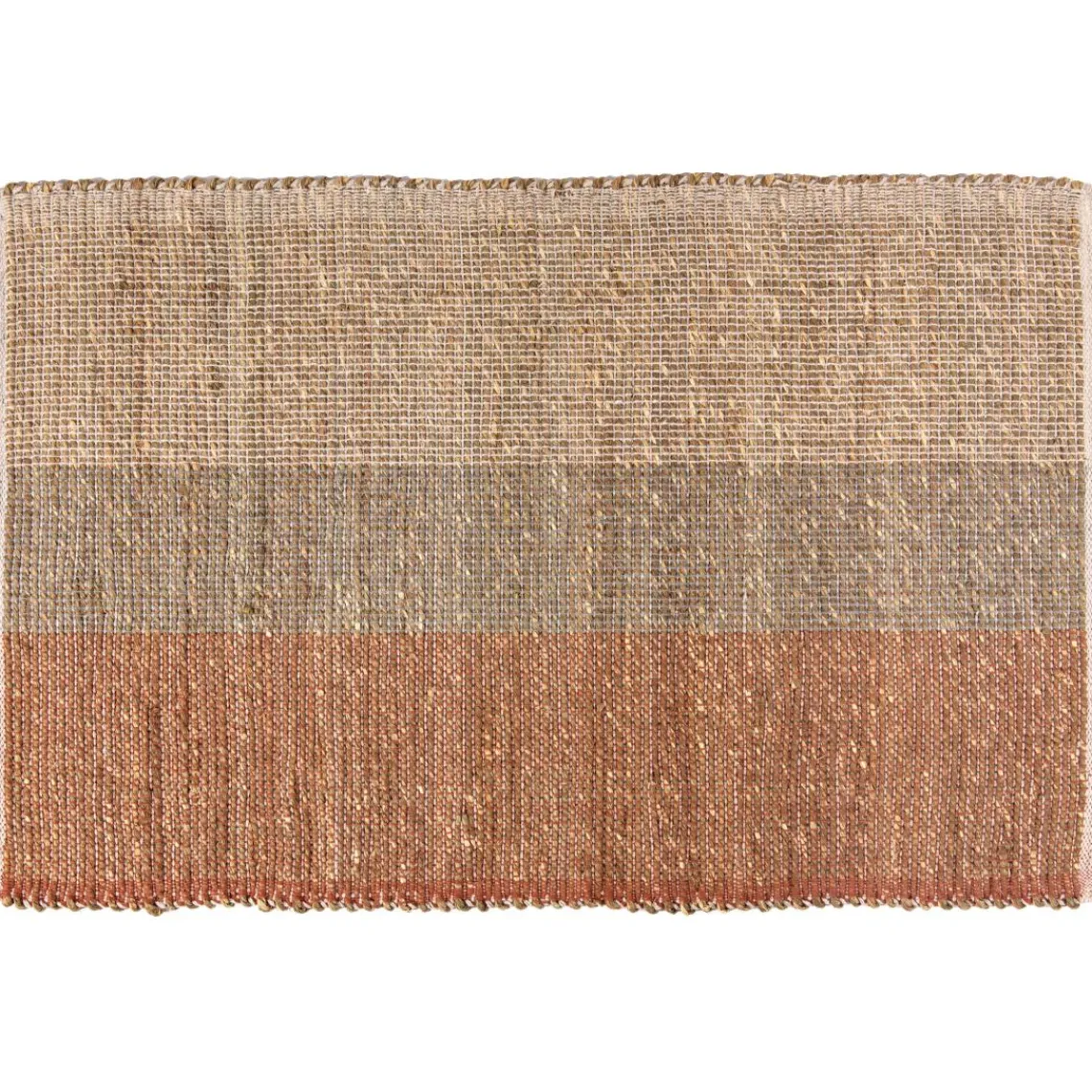 Maison Vivaraise Tapis rectangulaire Terracotta Karan
