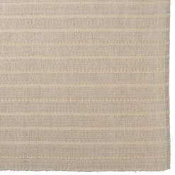 Macabane Tapis rectangulaire 200x290cm en coton recyclé couleur ivoire SACHA Clearance