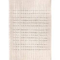 Maison Vivaraise Tapis recycl� Antonio Neige 200 x 290 x 2 New