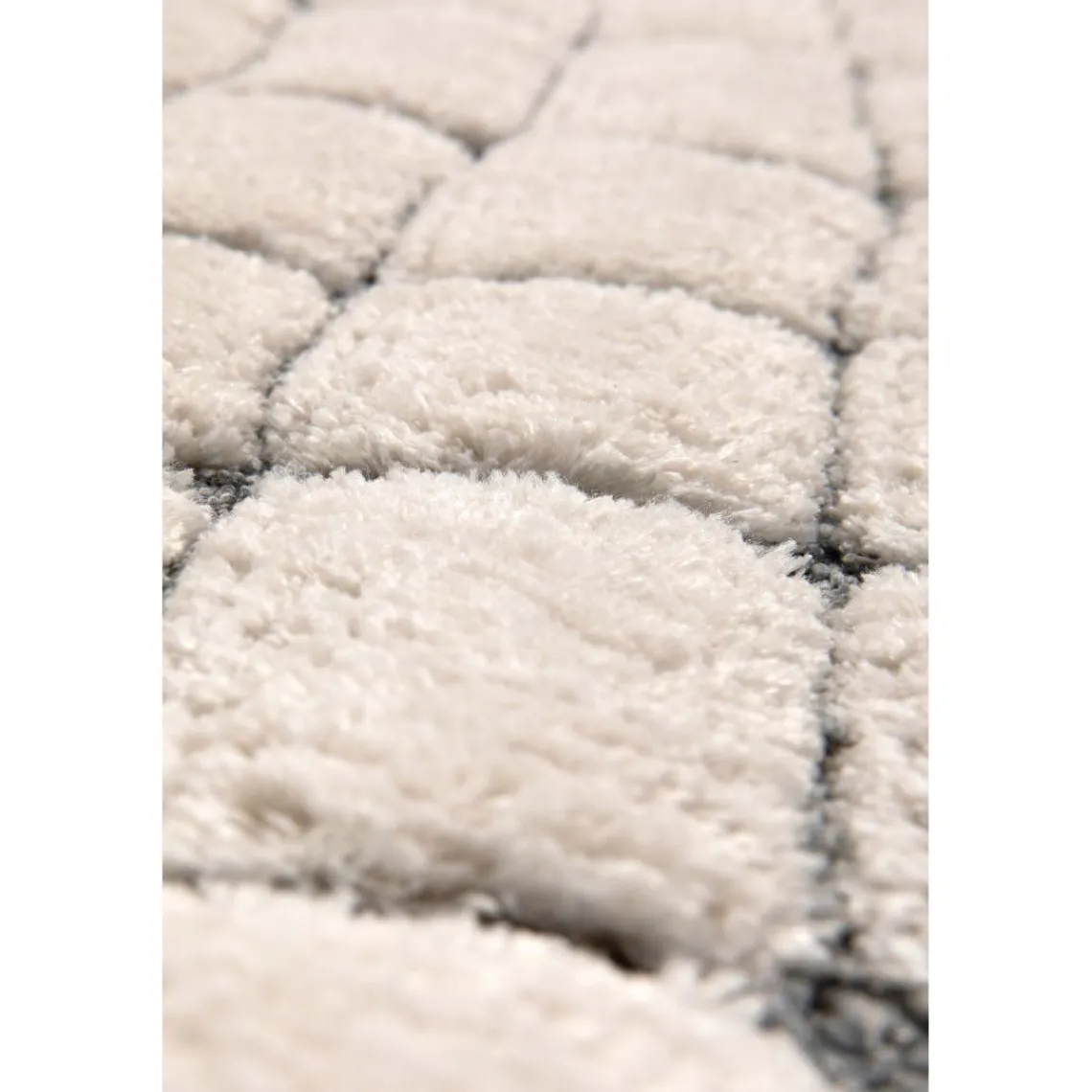 Maison Vivaraise Tapis recycl� Antonio Neige 200 x 290 x 2 New