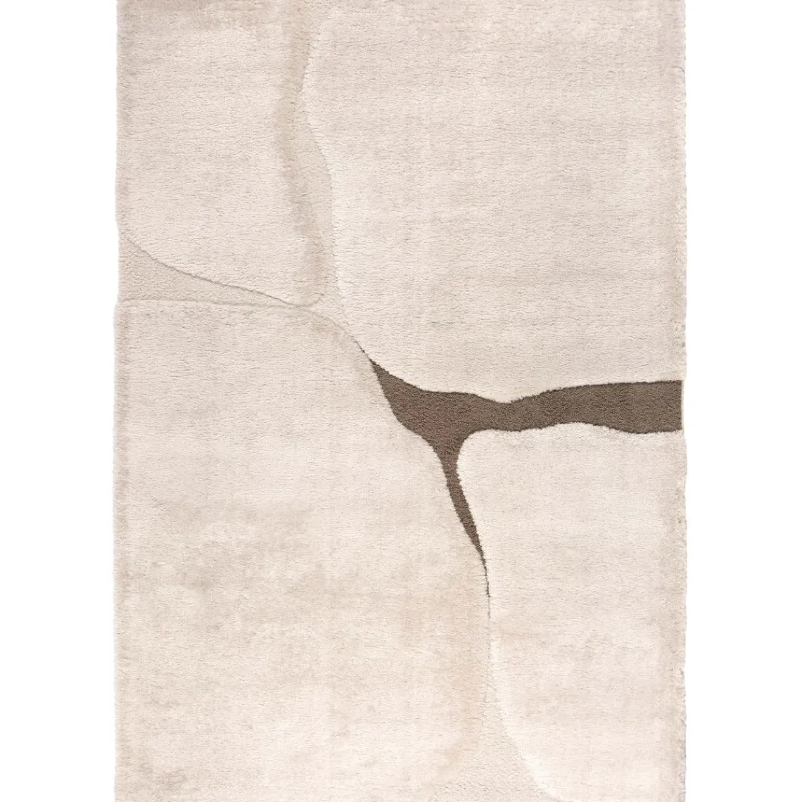 Maison Vivaraise Tapis recyclé Yan Neige 160 x 230 x 2 Best