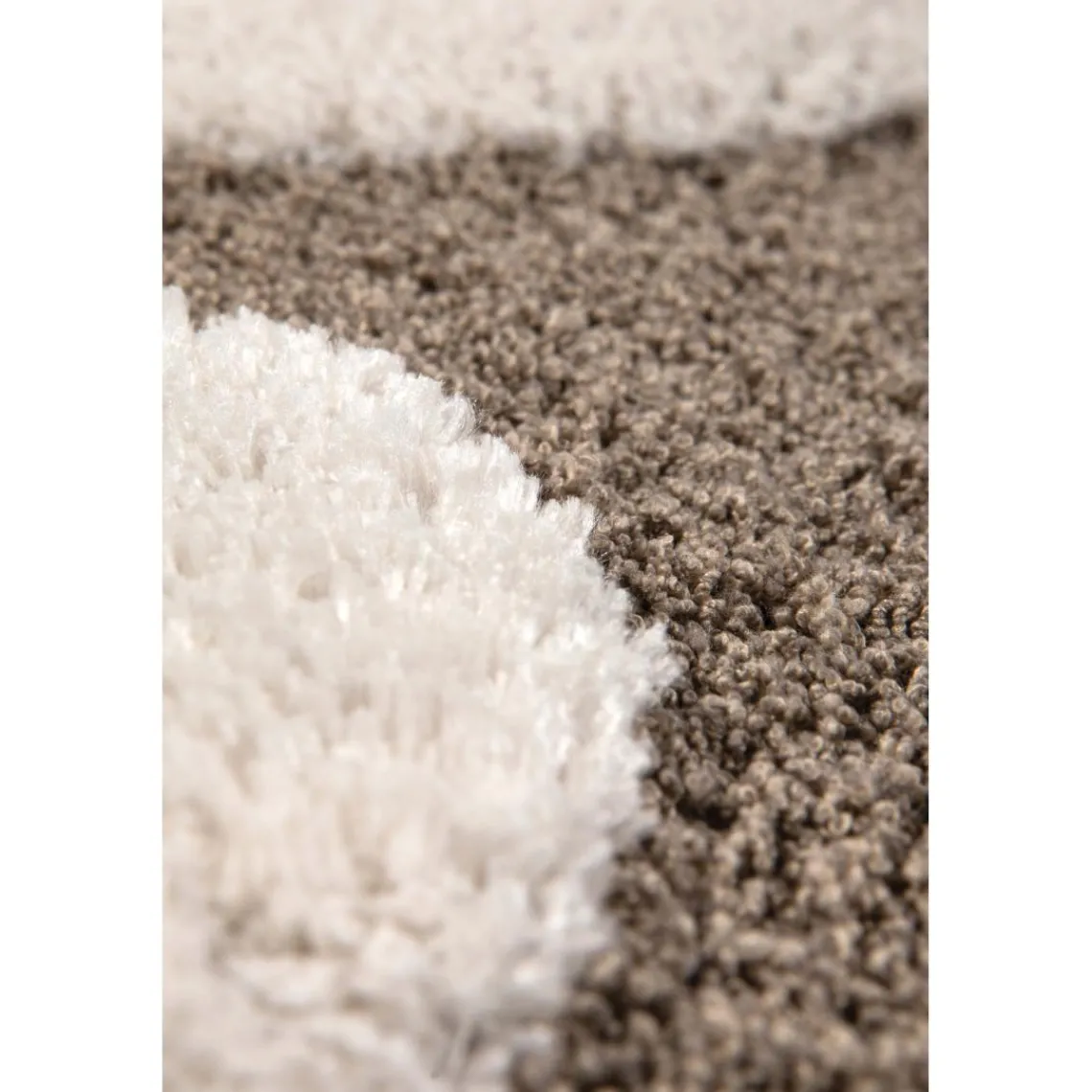 Maison Vivaraise Tapis recyclé Yan Neige 160 x 230 x 2 Best