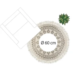 3S. x Home Tapis rond etnik D120 Outlet