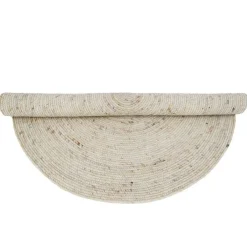 Nattiot Tapis rond laine feutrée NEETHU avoine taille M Online