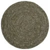 Nattiot Tapis rond laine feutrée NEETHU olive taille M Sale