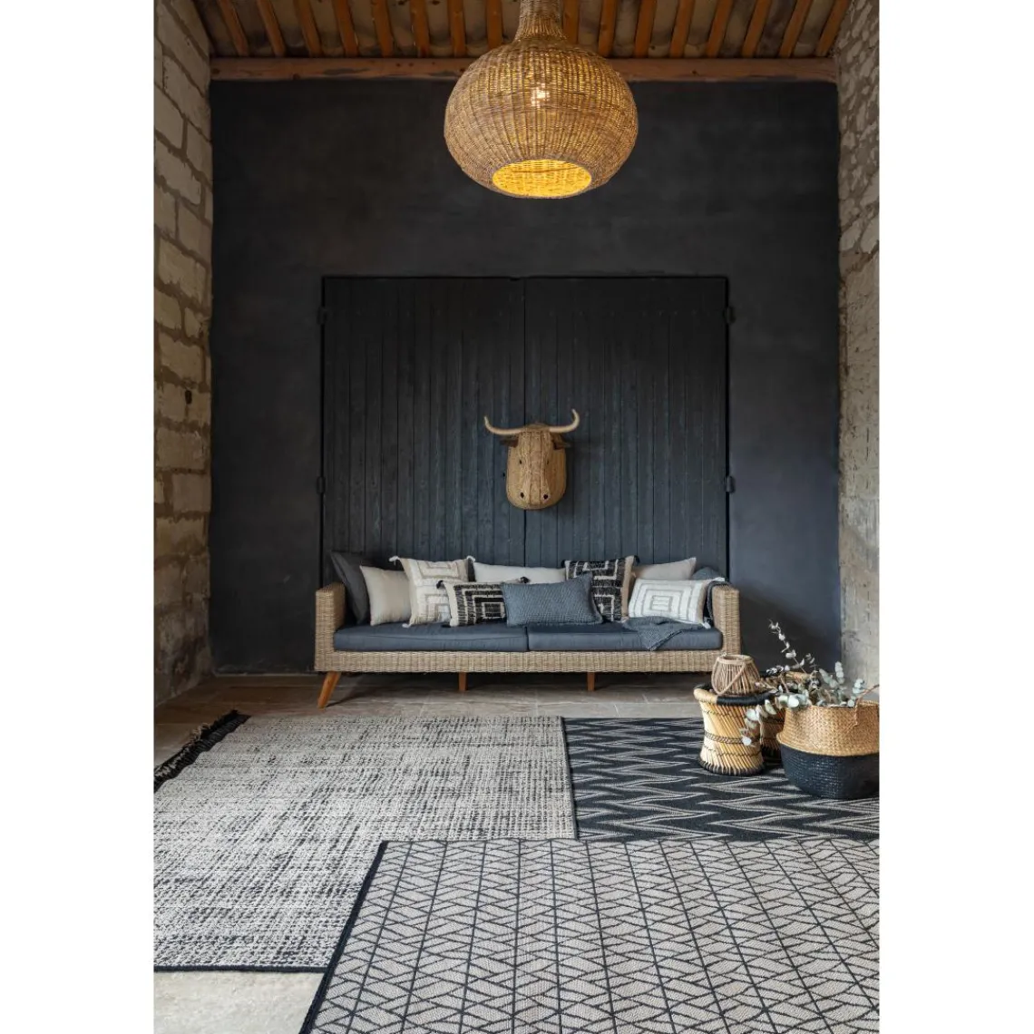 Maison Vivaraise Tapis Sadar 2 outdoor Naturel 160 x 230 Outlet