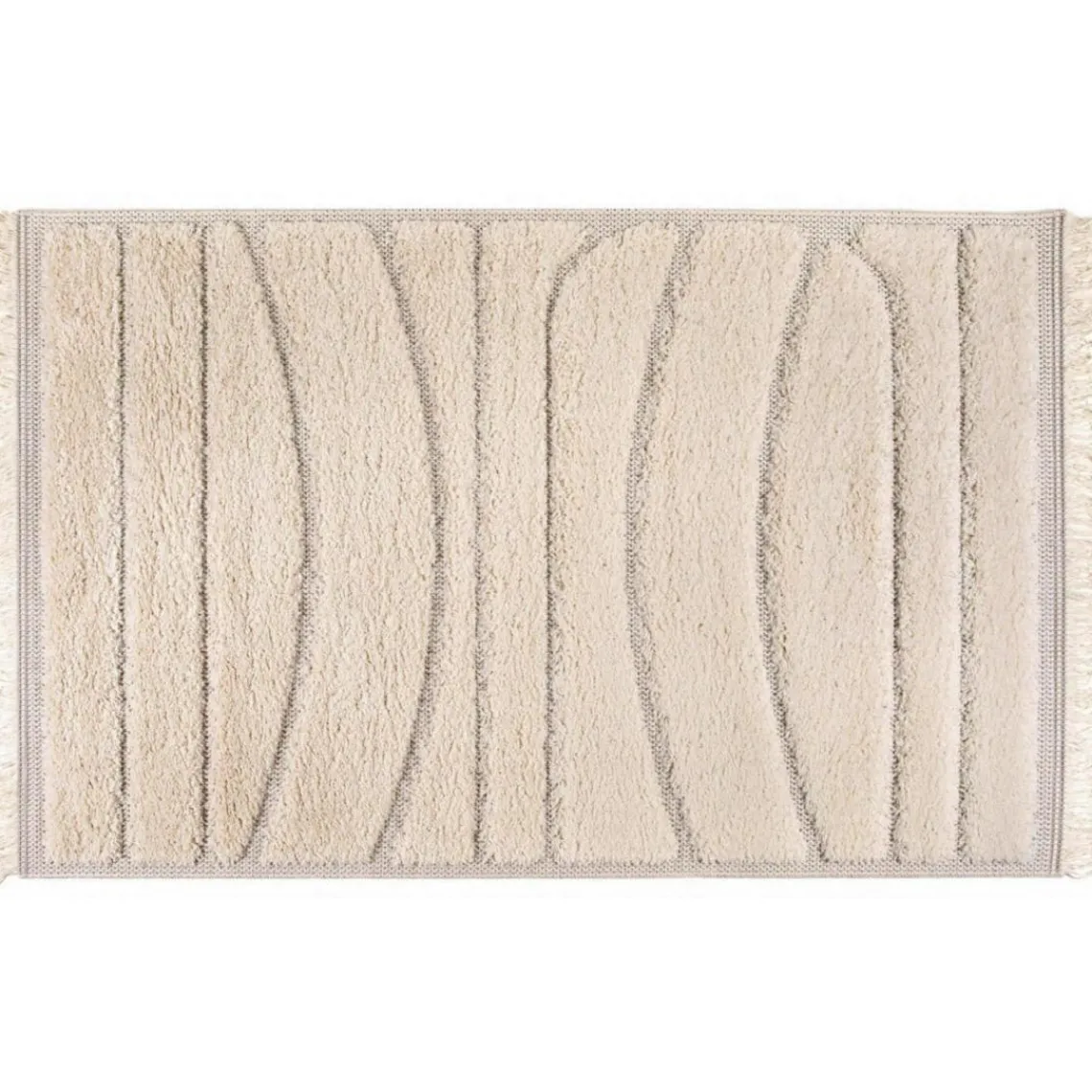 Maison Vivaraise Tapis Solan 2 Neige 160 x 230 Outlet