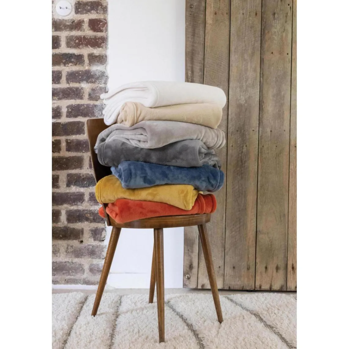 Maison Vivaraise Tapis Solan 2 Neige 160 x 230 Outlet