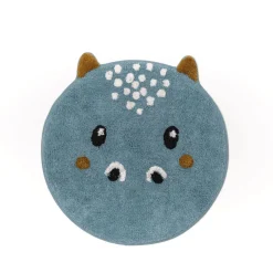 Today Tapis tufte HIPPO Gris en coton Discount