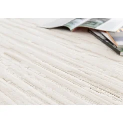 Maison Vivaraise Tapis Vermon Neige 160 x 230 x 1 cm Outlet