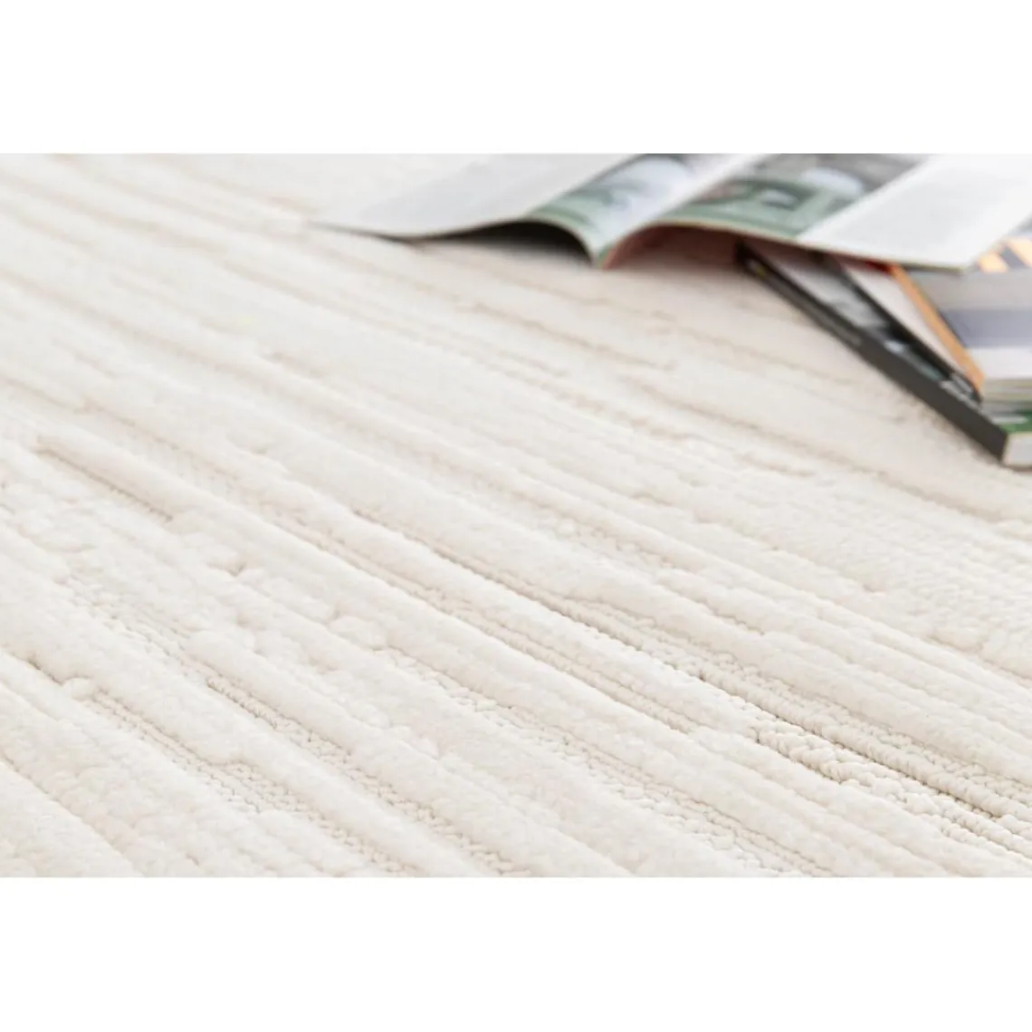 Maison Vivaraise Tapis Vermon Neige 160 x 230 x 1 cm Outlet