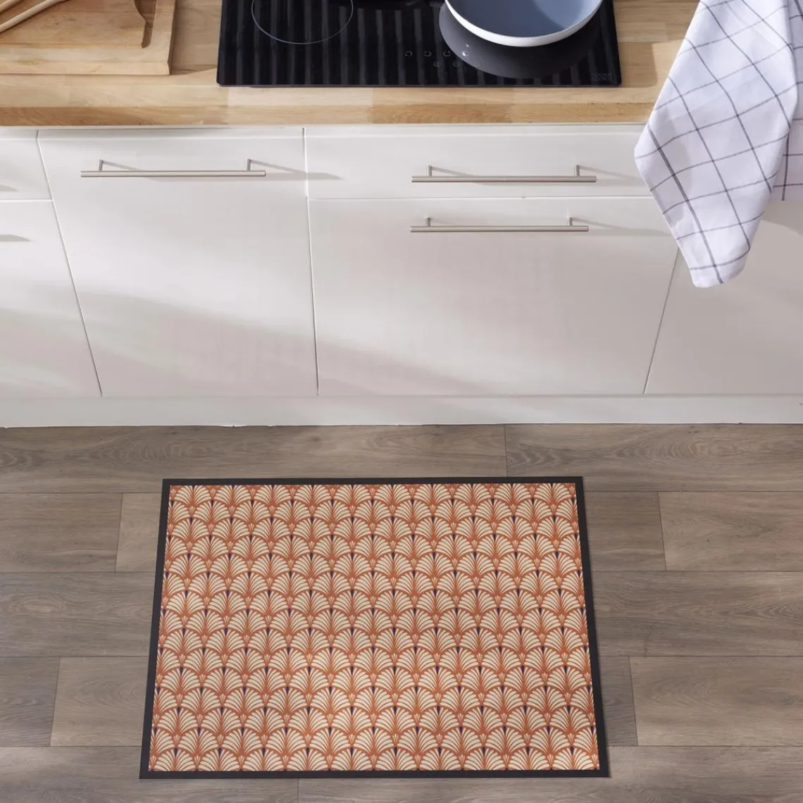 Becquet Tapis vinyle BABESQUE Orange Sale