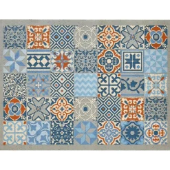 Becquet Tapis Vinyle MALBAR Gris Discount