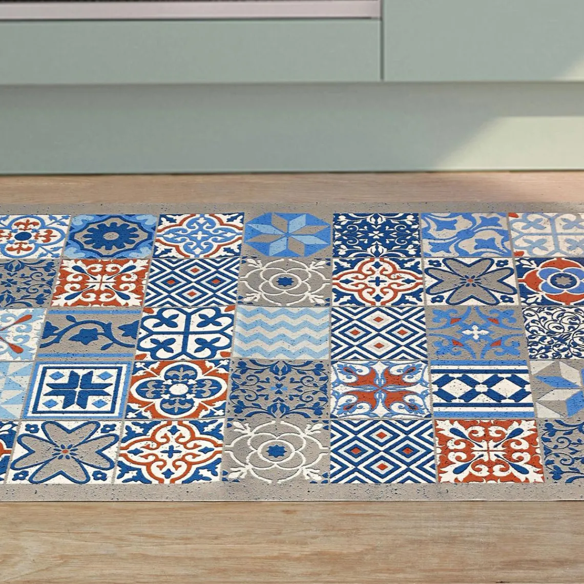 Becquet Tapis Vinyle MALBAR Gris Discount