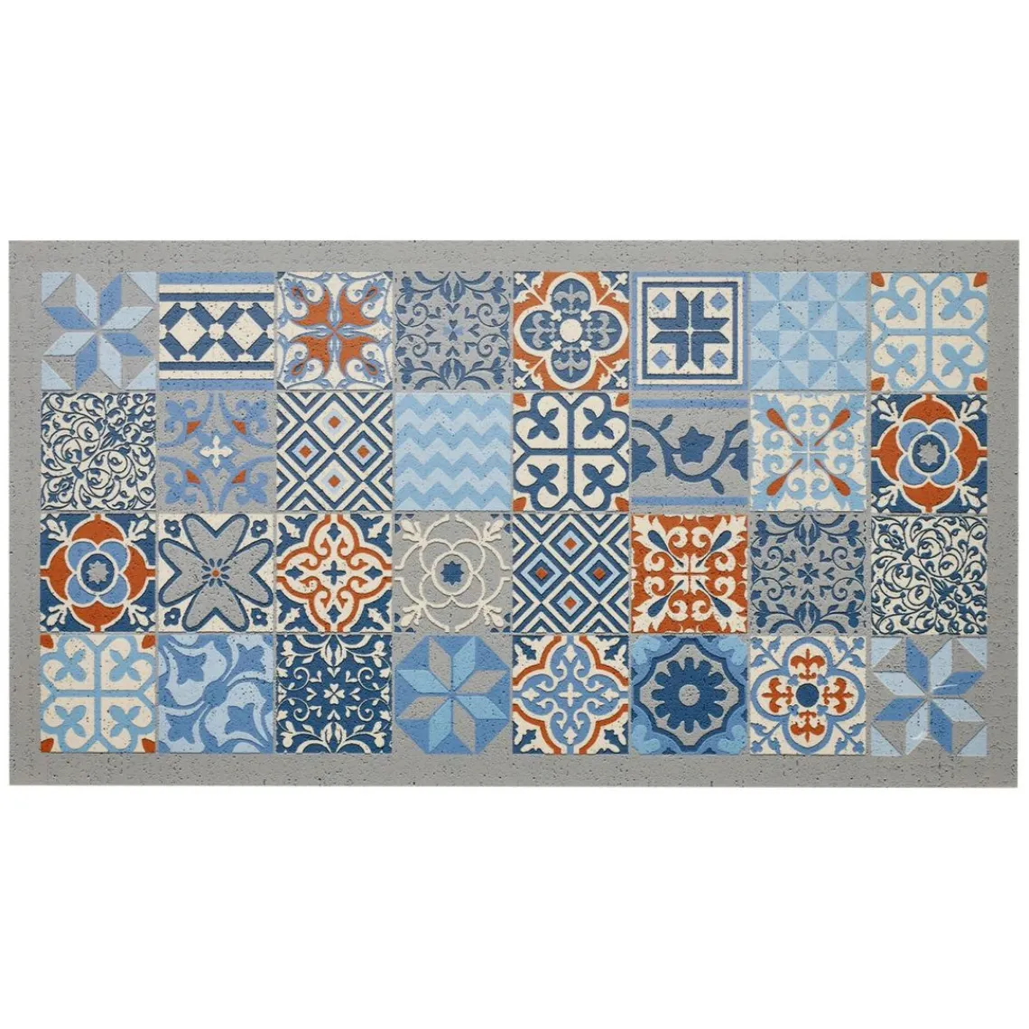 Becquet Tapis Vinyle MALBAR Gris Discount