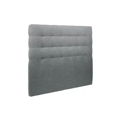 Wtb Tete de lit Capitonnee Tissu Gris anthracite rembourre
