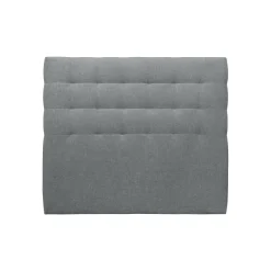 Wtb Tete de lit Capitonnee Tissu Gris anthracite rembourre