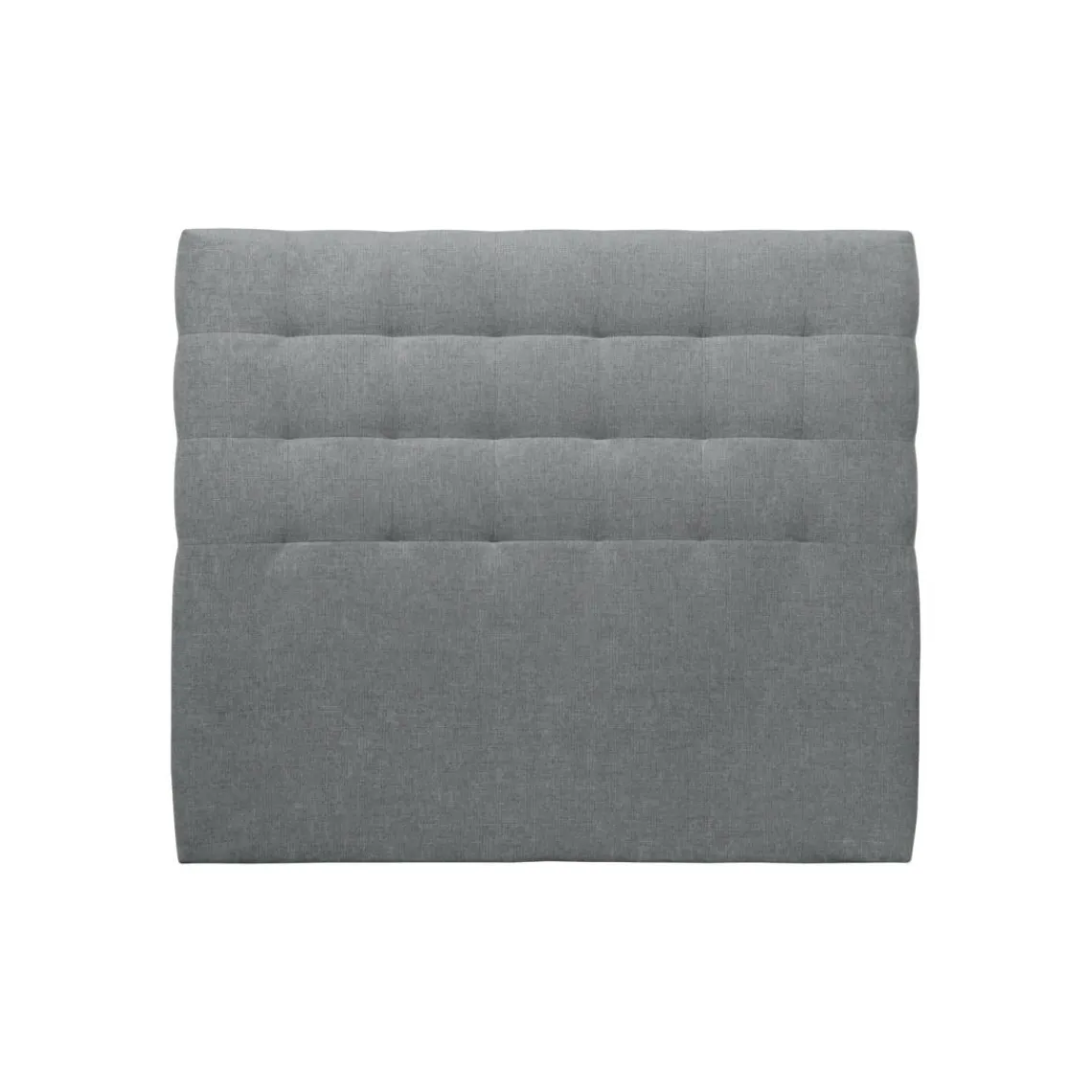 Wtb Tete de lit Capitonnee Tissu Gris anthracite rembourre