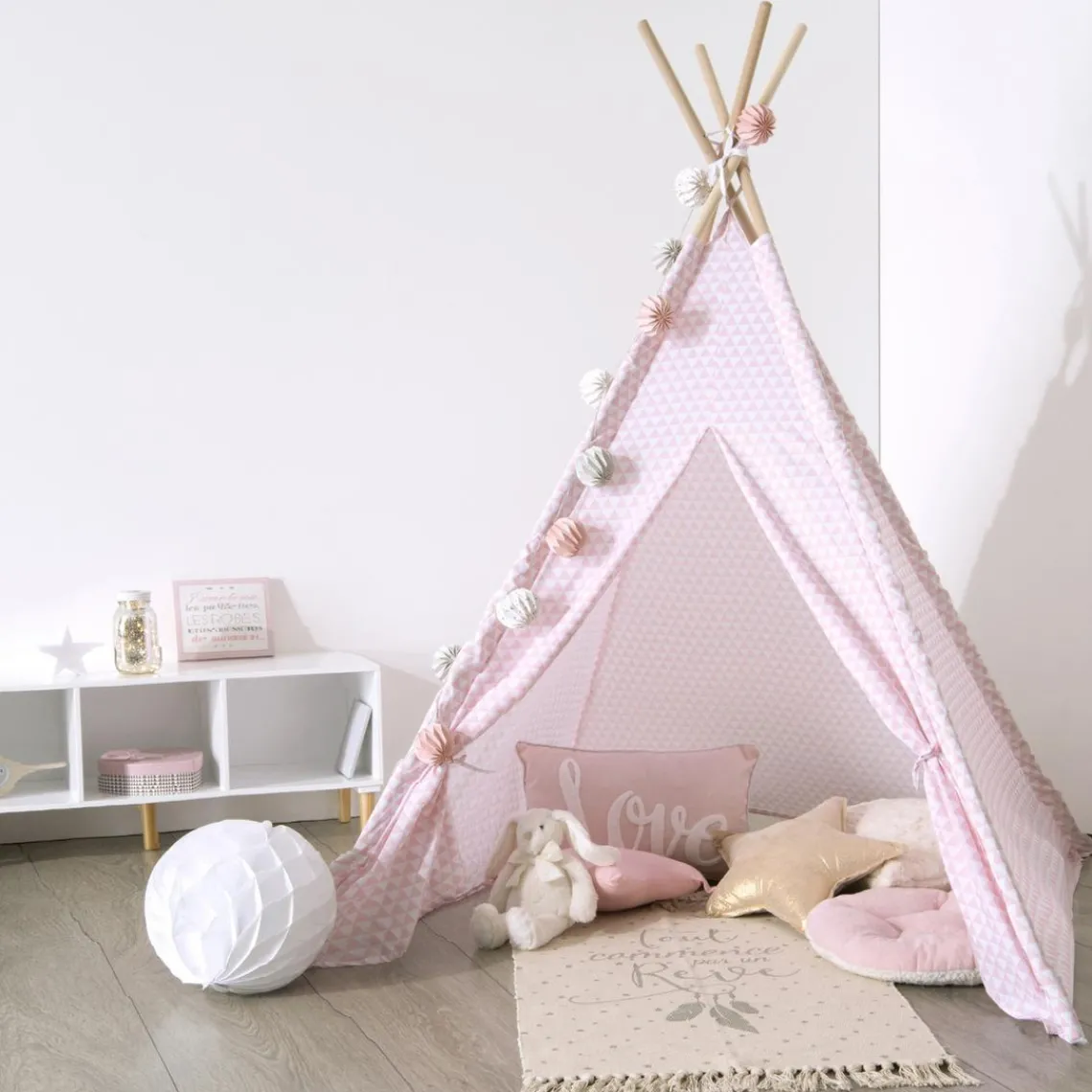 3S. x Home Tipi décoration H160 Rose
