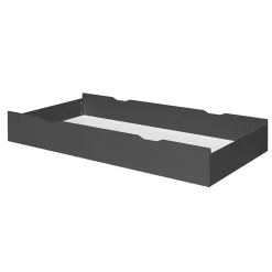 3S. x Home Tiroir pour lit junior Couchage gris 90x190 New