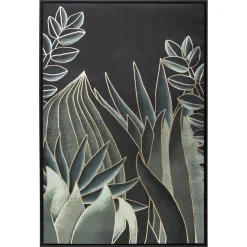3S. x Home Toile Imprimé et Cadre et Foil jungle 60 x 90 New