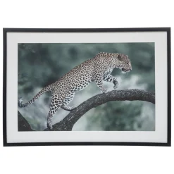 3S. x Home Toile imprimé Léopard JUNI 50X70 Hot