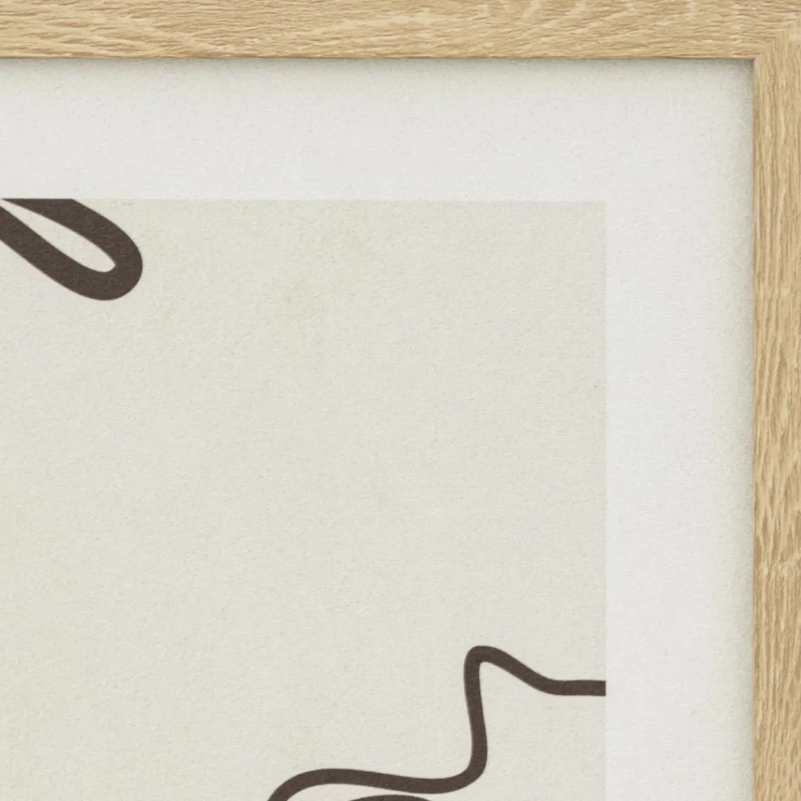 3S. x Home Toile imprimée encadrée Coralie Outlet