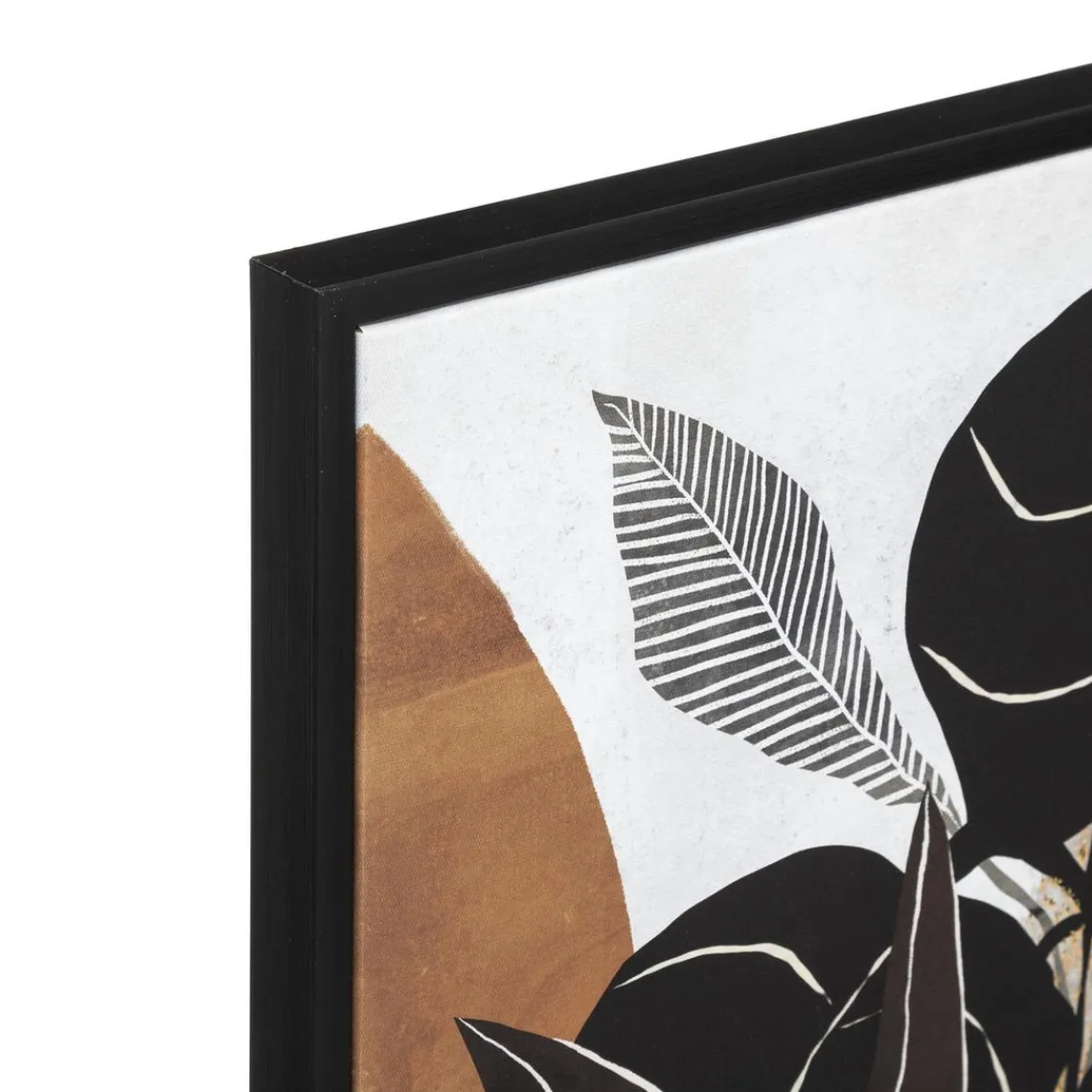 3S. x Home Toile imprimée encadrée flocon Discount