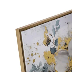 3S. x Home Toile imprimée encadrée Jiho bleu Sale