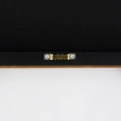 3S. x Home Toile imprimée encadrée Lacey vert Best