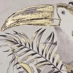 3S. x Home Toile imprimée encadrée Rafi vert Online