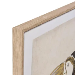 3S. x Home Toile imprimée encadrée Rafi vert Online