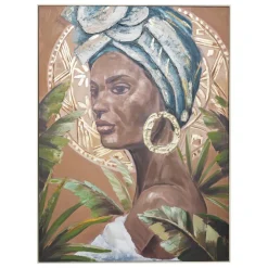 3S. x Home Toile peinte encadrée New