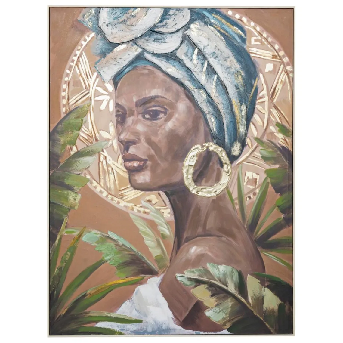 3S. x Home Toile peinte encadrée New