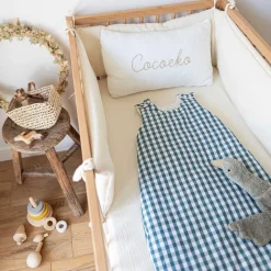 Cocoeko Tour de lit en gaze de coton ECRU Outlet