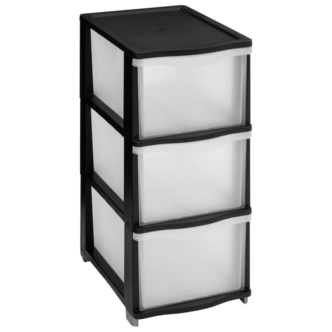 3S. x Home Tour plastique 3 tiroirs noir Sale