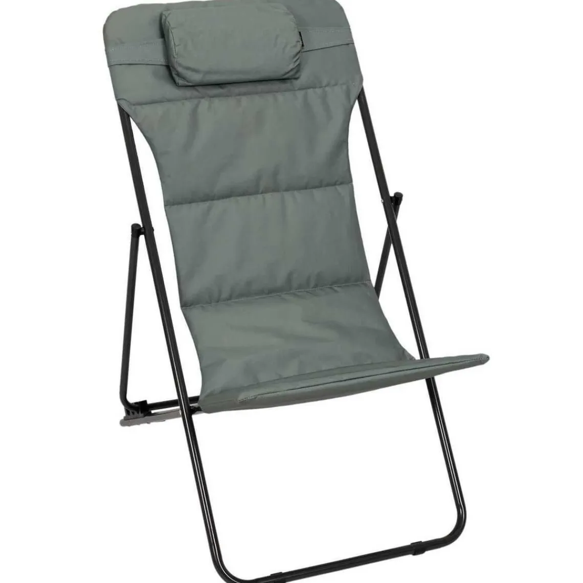 3S. x Home Transat Pliant en Métal vert kaki