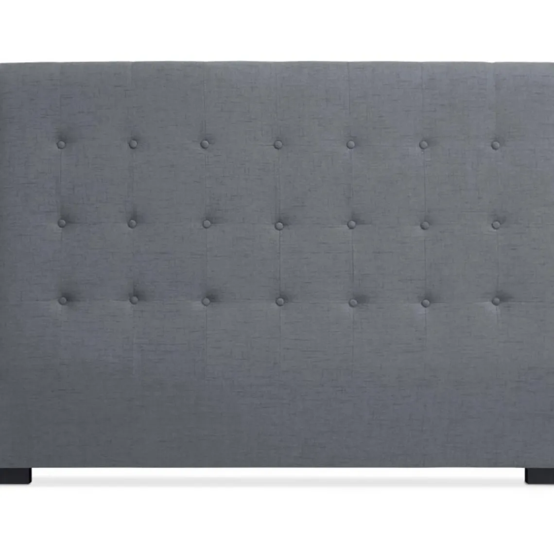 3S. x Home Tête De Lit 160 cm Tissu GLAM Gris Best